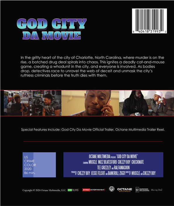 God City Da Movie (MOD) (BluRay Movie) - back cover art