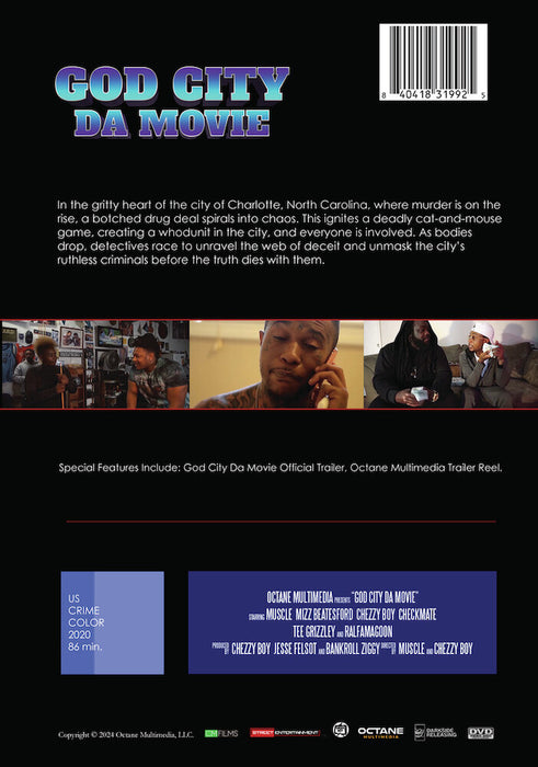 God City Da Movie (MOD) (DVD Movie) - back cover art
