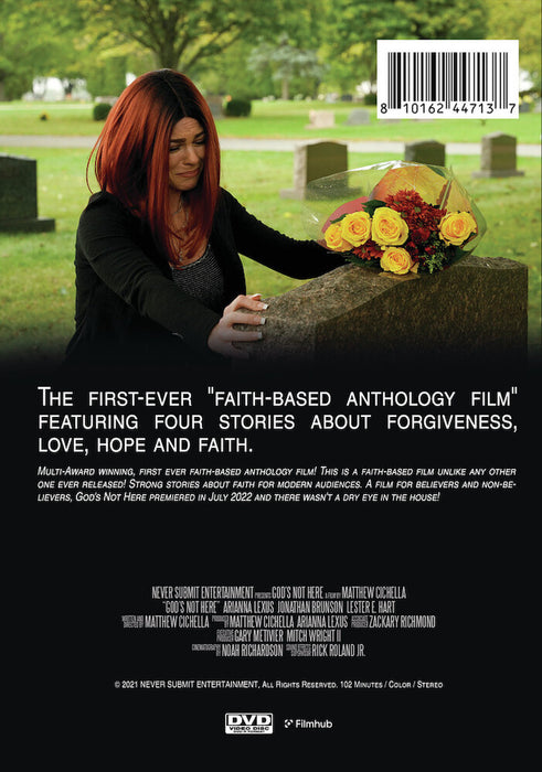 God's Not Here (MOD) (DVD Movie) - back cover art