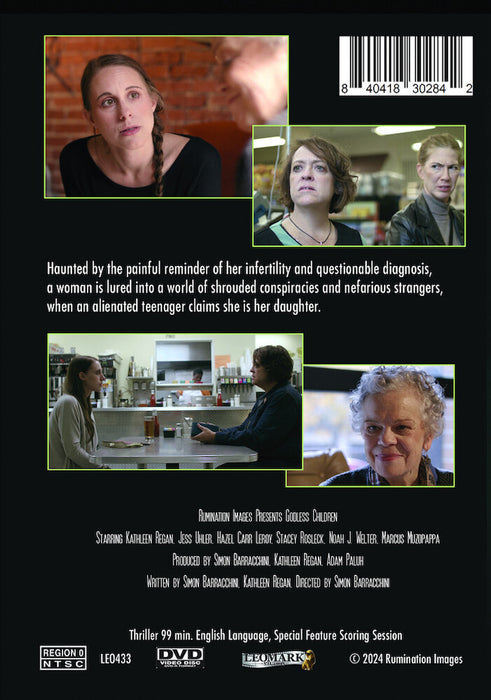 Godless Children (MOD) (DVD Movie) - back cover art