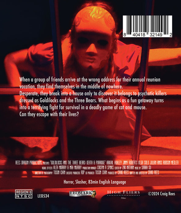 Goldilocks and the Three Bears: Death and Porridge (MOD) (BluRay Movie) - back cover art