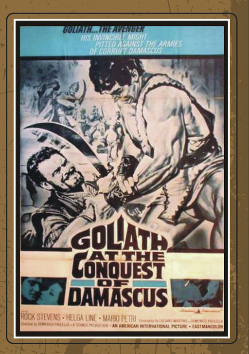 Goliath At The Conquest Of Damascus (MOD) (DVD Movie) - movie cover art