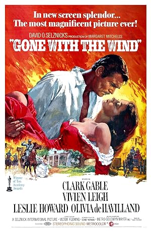 Gone With the Wind Blu-ray - movie cover art