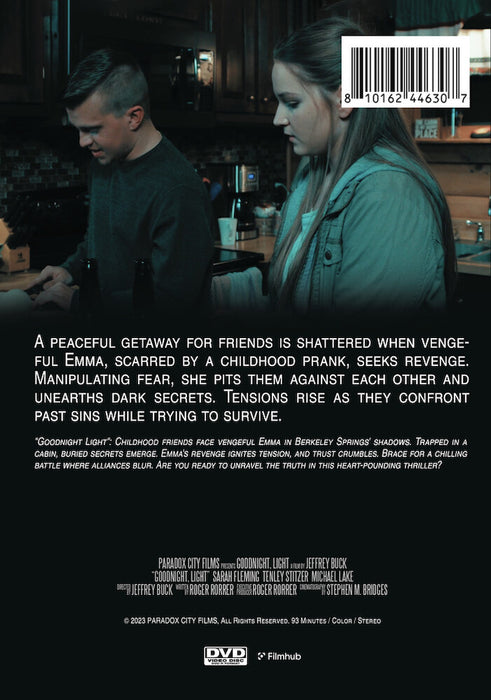 Goodnight, Light (MOD) (DVD Movie) - back cover art