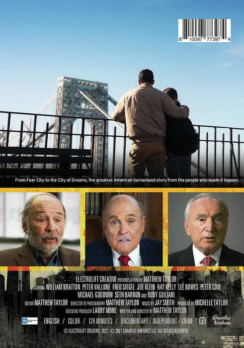 Gotham: The Fall and Rise of New York (MOD) (DVD Movie) - back cover art