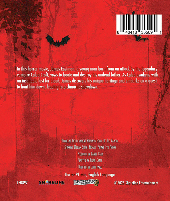 Grave of the Vampire (MOD) (BluRay Movie) - back cover art