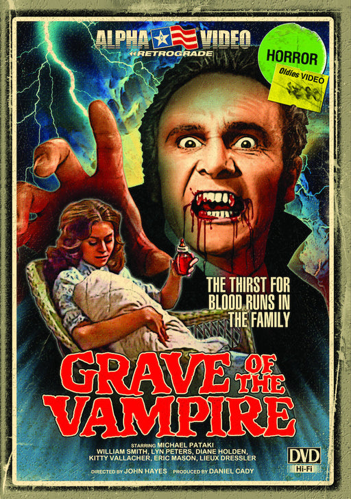 Grave of the Vampire (Retro Cover Art) (MOD) (DVD MOVIE)