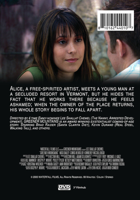 Greener Mountains (MOD) (DVD Movie) - back cover art