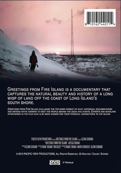 Greetings from Fire Island (MOD) (DVD Movie) - back cover art