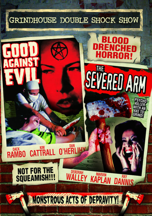 Grindhouse Double Shock Show: Good Against Evil (1977) / The Severed A (MOD) (DVD MOVIE)
