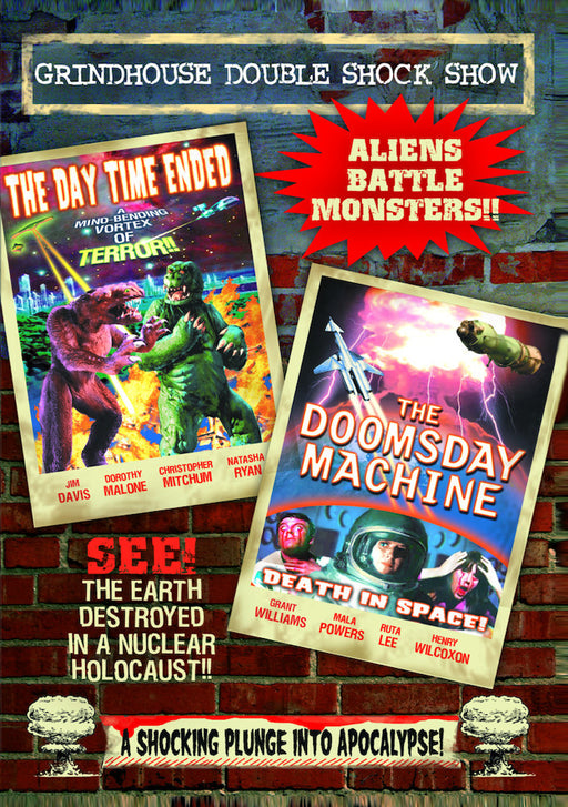 Grindhouse Double Shock Show: The Day Time Ended (1980) / The Doomsday (MOD) (DVD MOVIE)