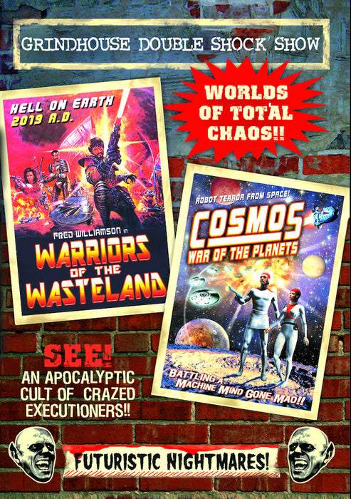 Grindhouse Double Shock Show: Warriors of the Wasteland (1982) / Cosmo (MOD) (DVD MOVIE)