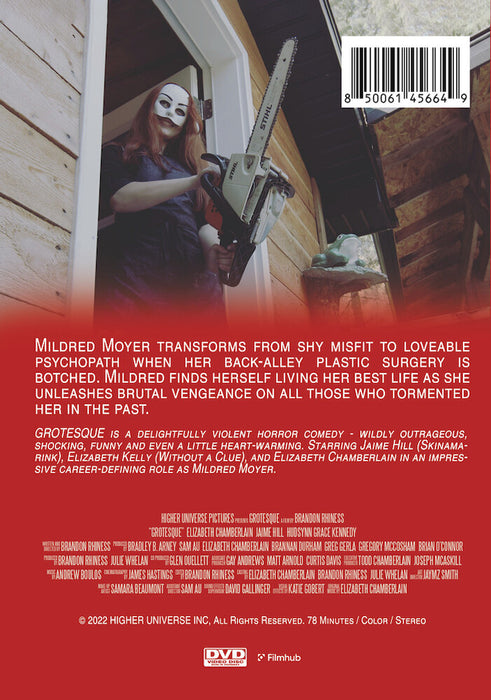 Grotesque (MOD) (DVD Movie) - back cover art
