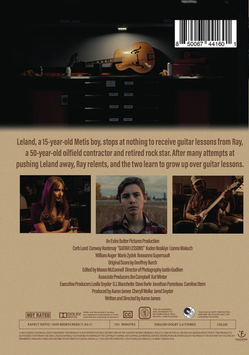 Guitar Lessons (MOD) (DVD Movie) - back cover art
