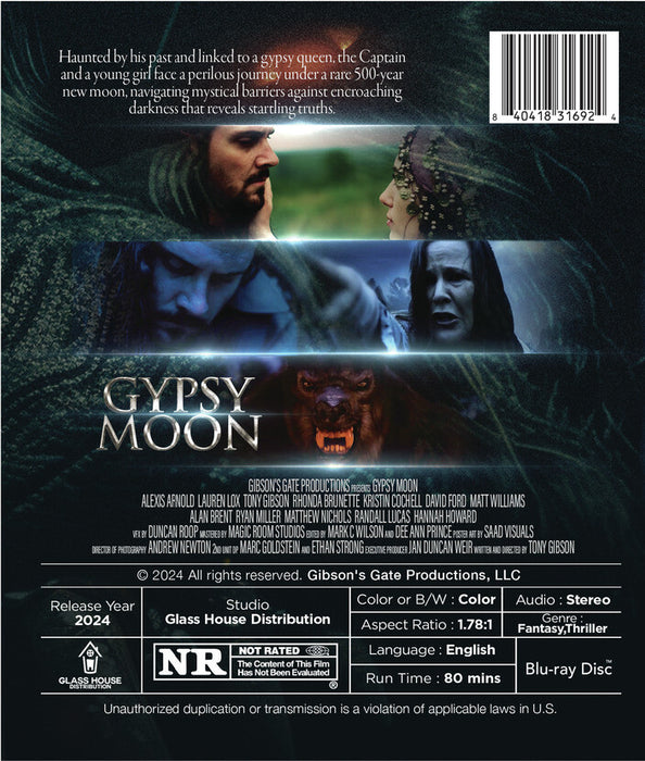 Gypsy Moon (MOD) (BluRay Movie) - back cover art