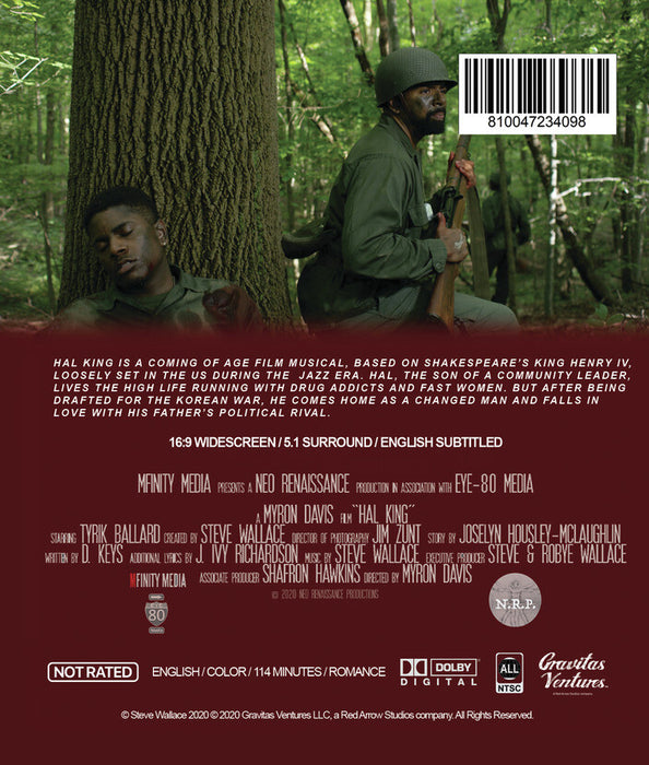 Hal King (MOD) (BluRay Movie) - back cover art
