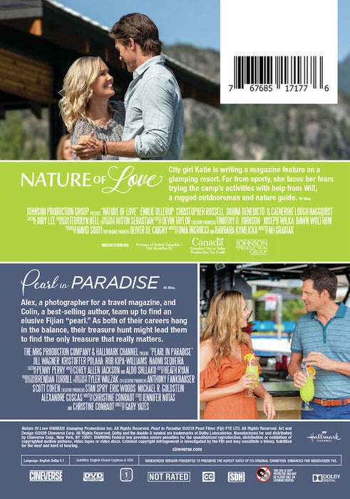 Hallmark 2-Movie Collection: Nature Of Love & Pearl In Paradise (MOD) (DVD Movie) - back cover art