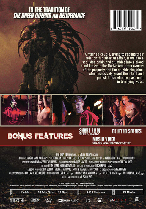 Hallowed Ground (MOD) (DVD Movie) - back cover art