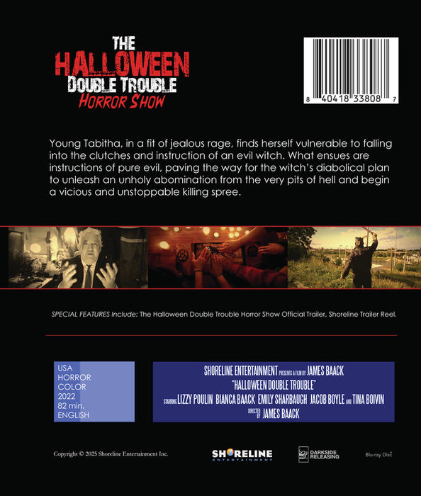 Halloween Double Trouble (MOD) (BluRay Movie) - back cover art