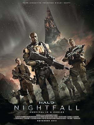 Halo Nightfall DVD - movie cover art