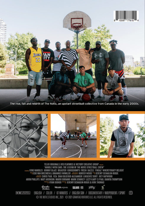 Handle With Care: The Legend of The Notic Streetball Crew (MOD) (DVD Movie) - back cover art