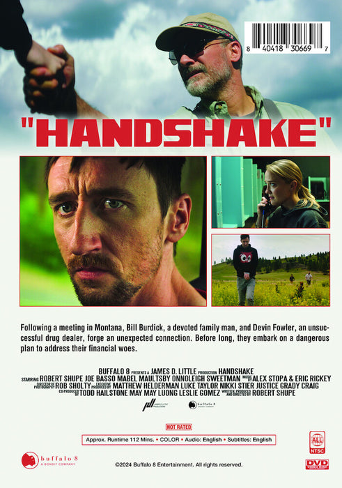 Handshake (MOD) (DVD Movie) - back cover art