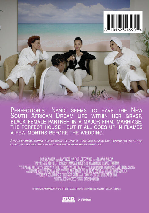 Happiness Is a Four Letter Word (MOD) (DVD Movie) - back cover art