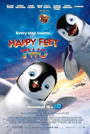 Happy Feet Two DVD - movie cover art