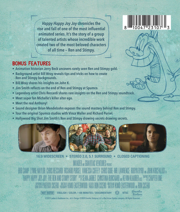 Happy Happy Joy Joy (MOD) (BluRay Movie) - back cover art