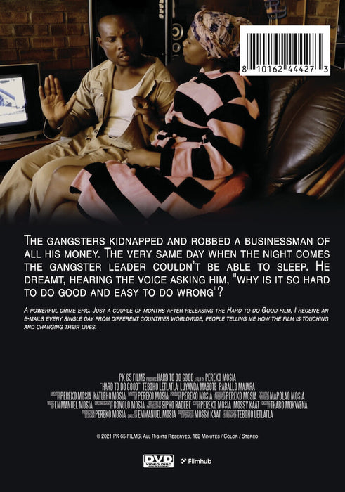 Hard to Do Good (MOD) (DVD Movie) - back cover art