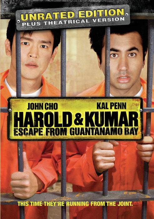 Harold and Kumar Escape from Guantanamo Bay (rated/unrated) (MOD) (DVD Movie) - movie cover art