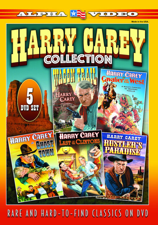Harry Carey Collection: Wagon Trail (1935) / Cavalier of The West (1931) / Ghost Town (1936) / Last of the Clintons (1935) / Rustler's Paradise (1935) (MOD) (DVD Movie) - movie cover art