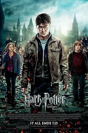 Harry Potter and the Deathly Hallows Part 2 DVD - movie cover art