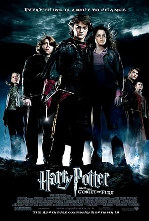 Harry Potter and the Goblet of Fire DVD - movie cover art
