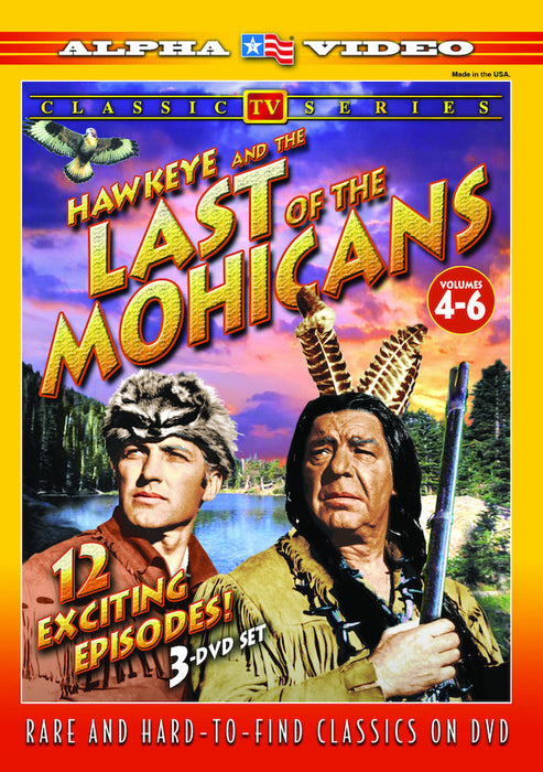 Hawkeye And The Last of the Mohicans, Volumes 4-6 (3-DVD) (MOD) (DVD MOVIE)