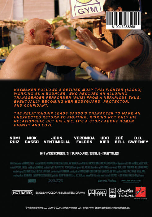 Haymaker (MOD) (DVD Movie) - back cover art