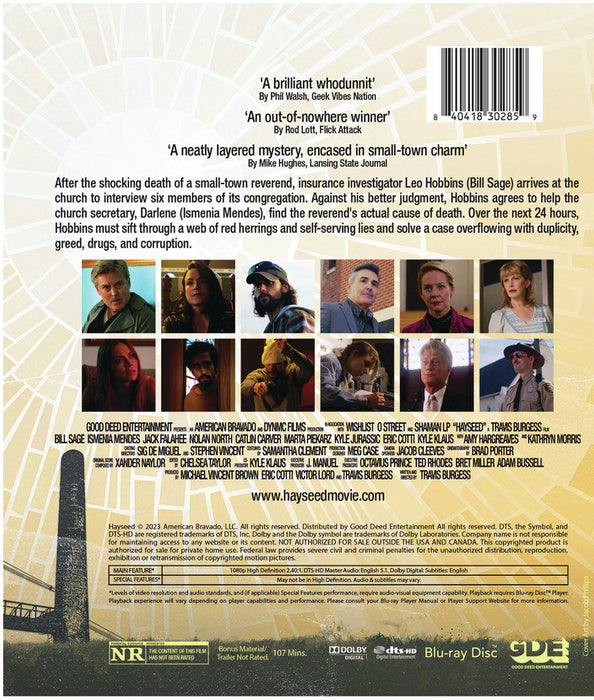 Hayseed (MOD) (BluRay Movie) - back cover art
