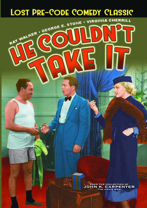 He Couldn't Take It (MOD) (DVD MOVIE)