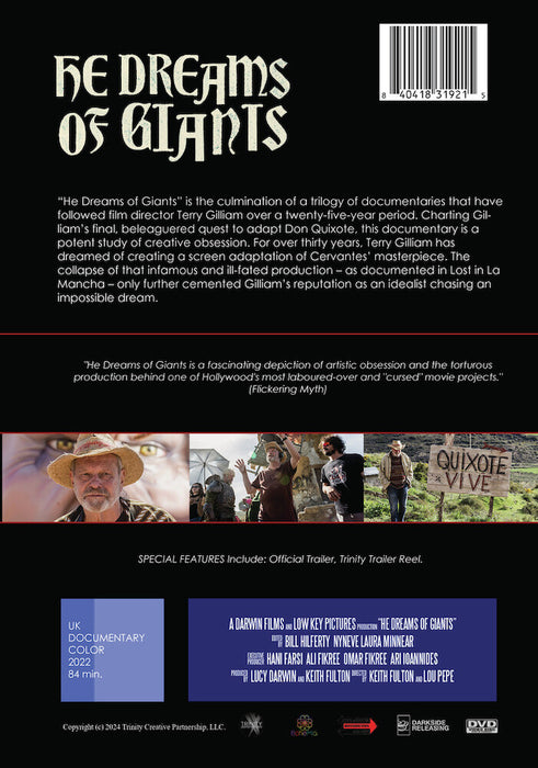 He Dreams of Giants (MOD) (DVD Movie) - back cover art