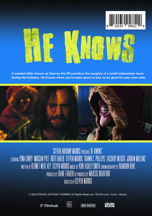He Knows (MOD) (DVD Movie) - back cover art