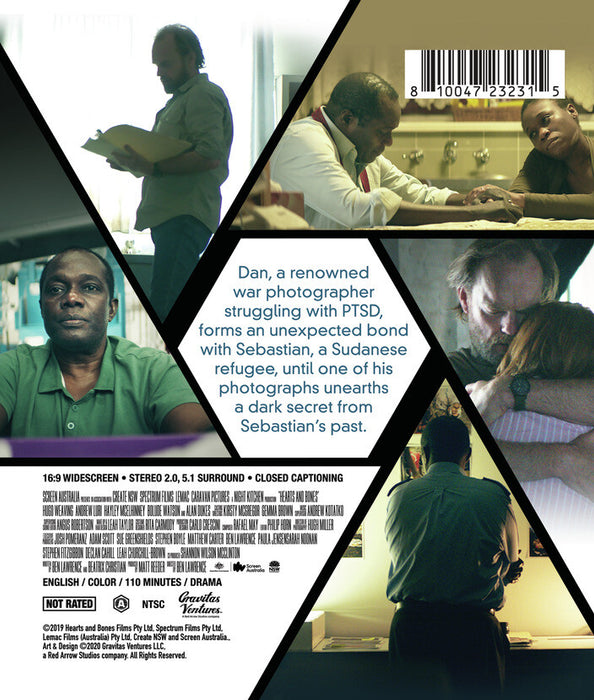 Hearts and Bones (MOD) (BluRay Movie) - back cover art