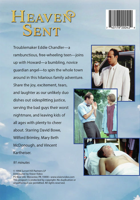 Heaven Sent (MOD) (DVD Movie) - back cover art