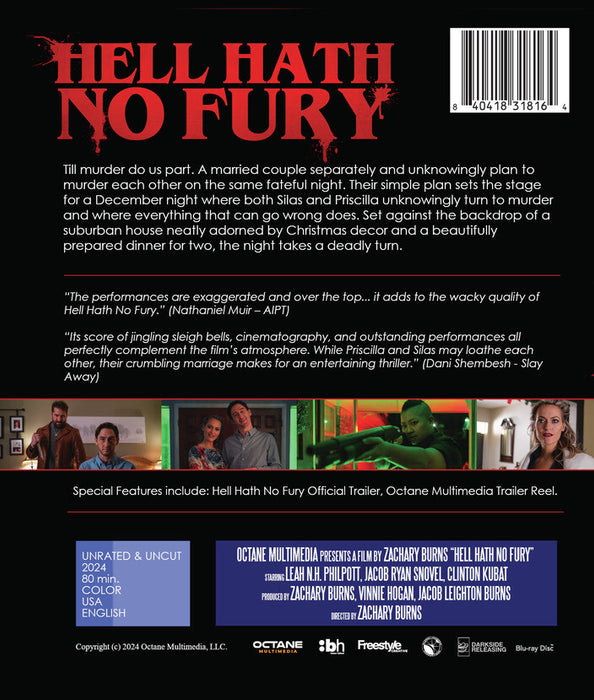 Hell Hath No Fury (MOD) (BluRay Movie) - back cover art