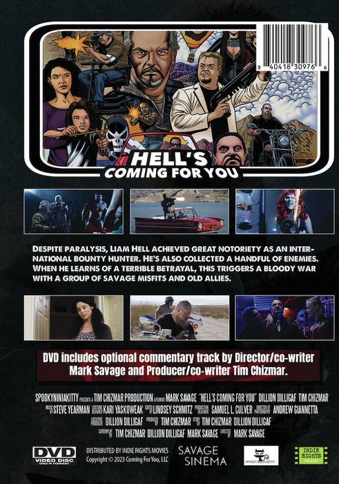 Hell's Coming For You (MOD) (DVD Movie) - back cover art