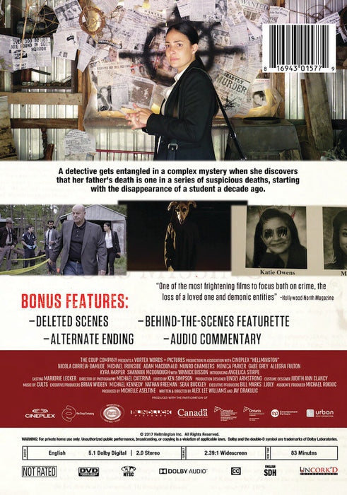 Hellmington (MOD) (DVD Movie) - back cover art