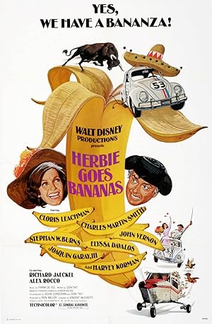 Herbie Goes Bananas DVD - movie cover art
