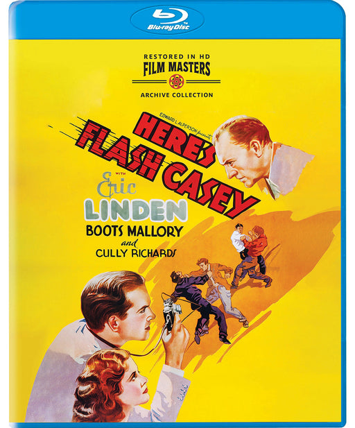 Here's Flash Casey (1938) | Newly Restored Archive Collection (MOD) (BluRay Movie) - movie cover art