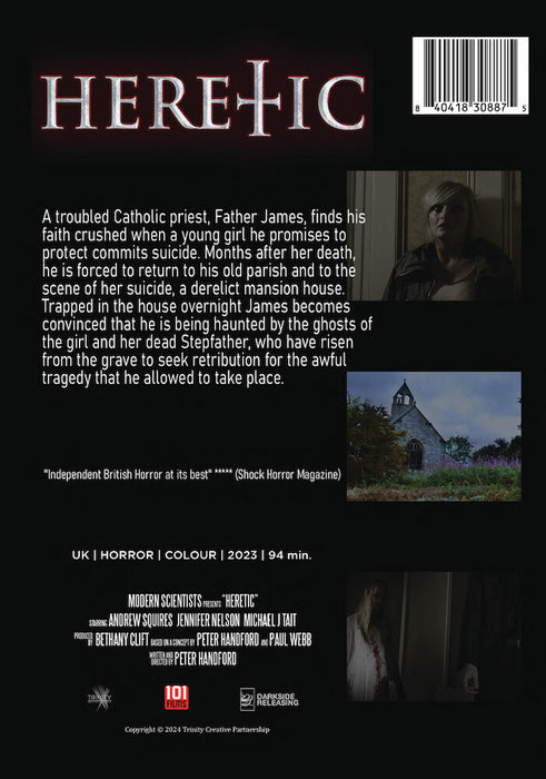Heretic (MOD) (DVD Movie) - back cover art