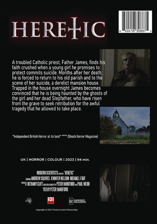 Heretic (MOD) (DVD Movie) - back cover art