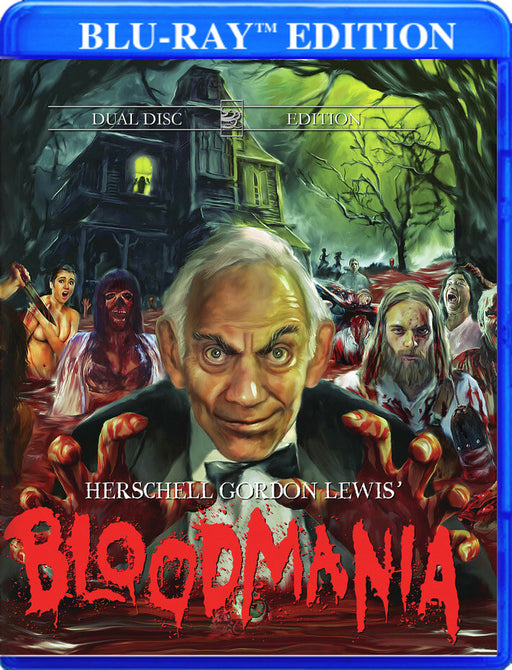 Herschell Gordon Lewis' Bloodmania (MOD) (BluRay Movie) - movie cover art